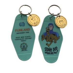 Funland Spooky Dog Amusment Park Keychain