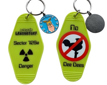 Dexter’s Laboratory Major Glory Keychain