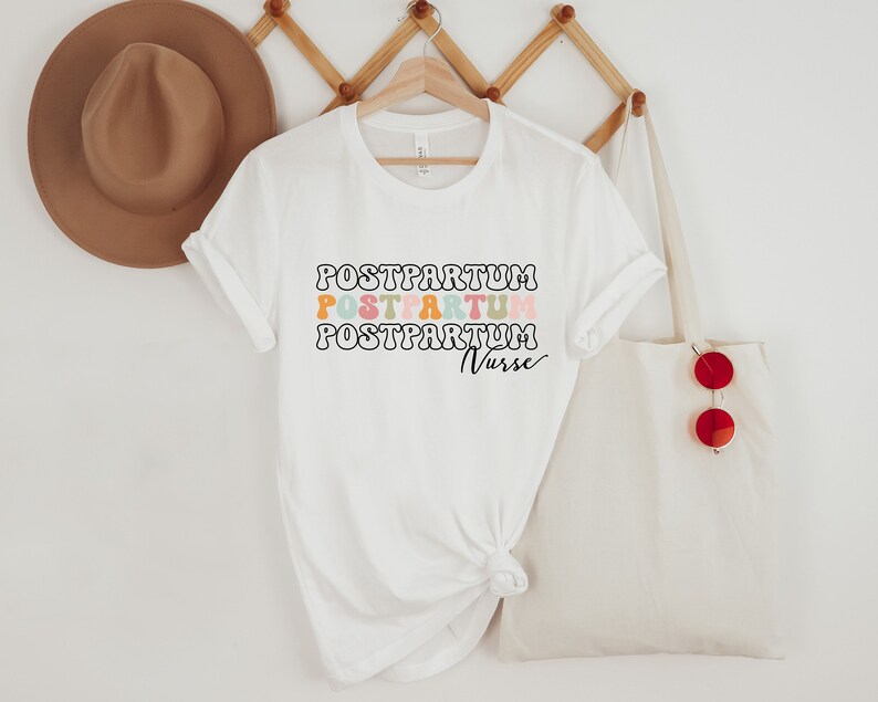 Postpartum Lettering Postpartum Nurse Shirt Svg Png for Nurse Shirt Design, Pediatric Nurse ...