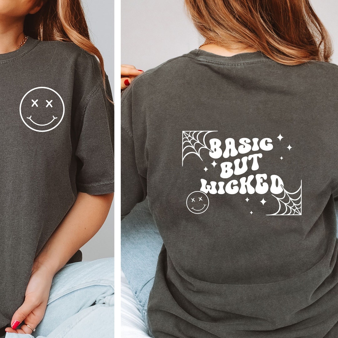 Basic but Wicked Svg Png, Witch Svg, Halloween Shirt Clipart, Trending ...