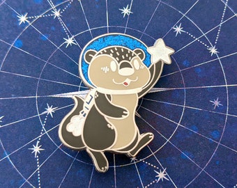 Otter Space Hard Enamel Pin