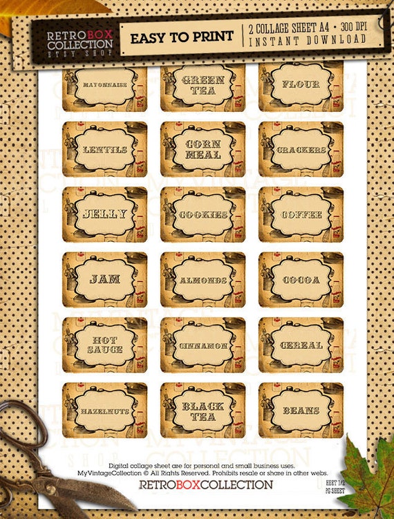 コラージュ素材スペシャルSET コラージュシート ラベルA食べ物 コラージュ素材スペシャルSET コラージュシート ラベルA食べ物