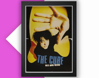 The Cure-concertposter - muziekposter - optredenposter, vintage stijltijdschrift retro A3-punk, vintage Niet verzonden naar de VS.