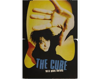 The Cure Wild Mood Swings Poster | Rolled Music Poster - Gig Poster, Vintage Style