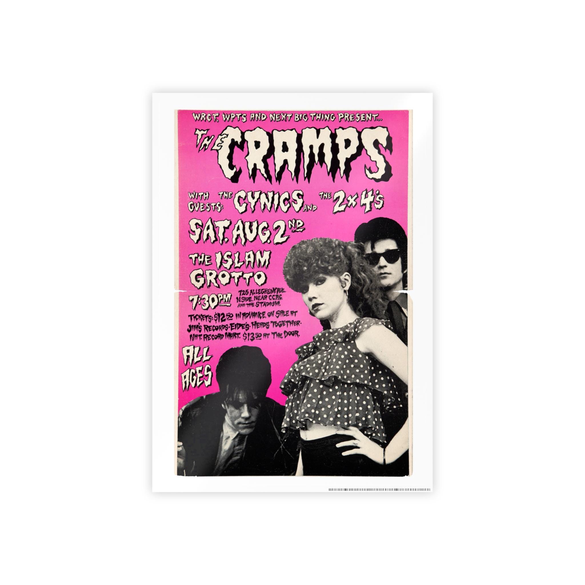 The Cramps Concert Poster - Etsy
