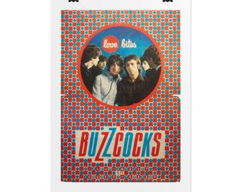 Buzzcocks Love Bites Poster Rolled Posters | Vintage Punk Concert Print