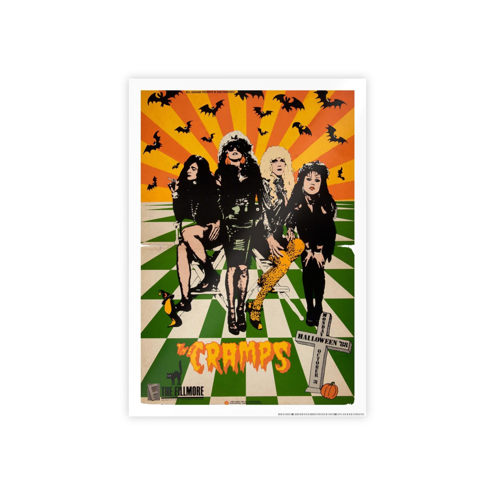 The Cramps Concert Poster - Etsy Canada