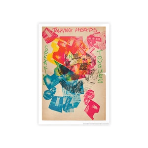 Talking Heads Speaking Tongues-poster, opgerolde poster | Rockmuziek muurkunst punk new wave