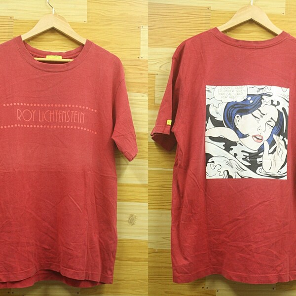 Vintage venta roy camisa de lichtenstein l tamaño artículo siguiente envío gratis