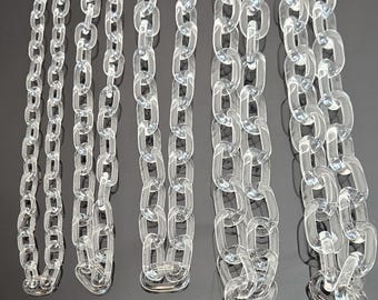 Handmade Clear Glass Chain | Borosilicate