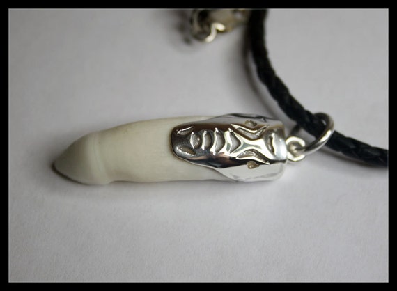 crocodile tooth necklace