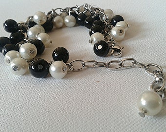 Anda -  Black and White Bracelet