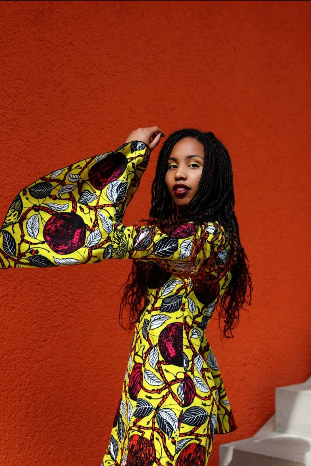 Tziki African Woman Print Maxi Gown Floor Length - Etsy