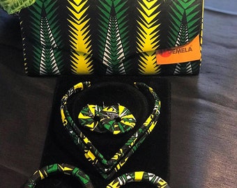 DEEP FOREST - A magical African handmade set of Fancy clutches