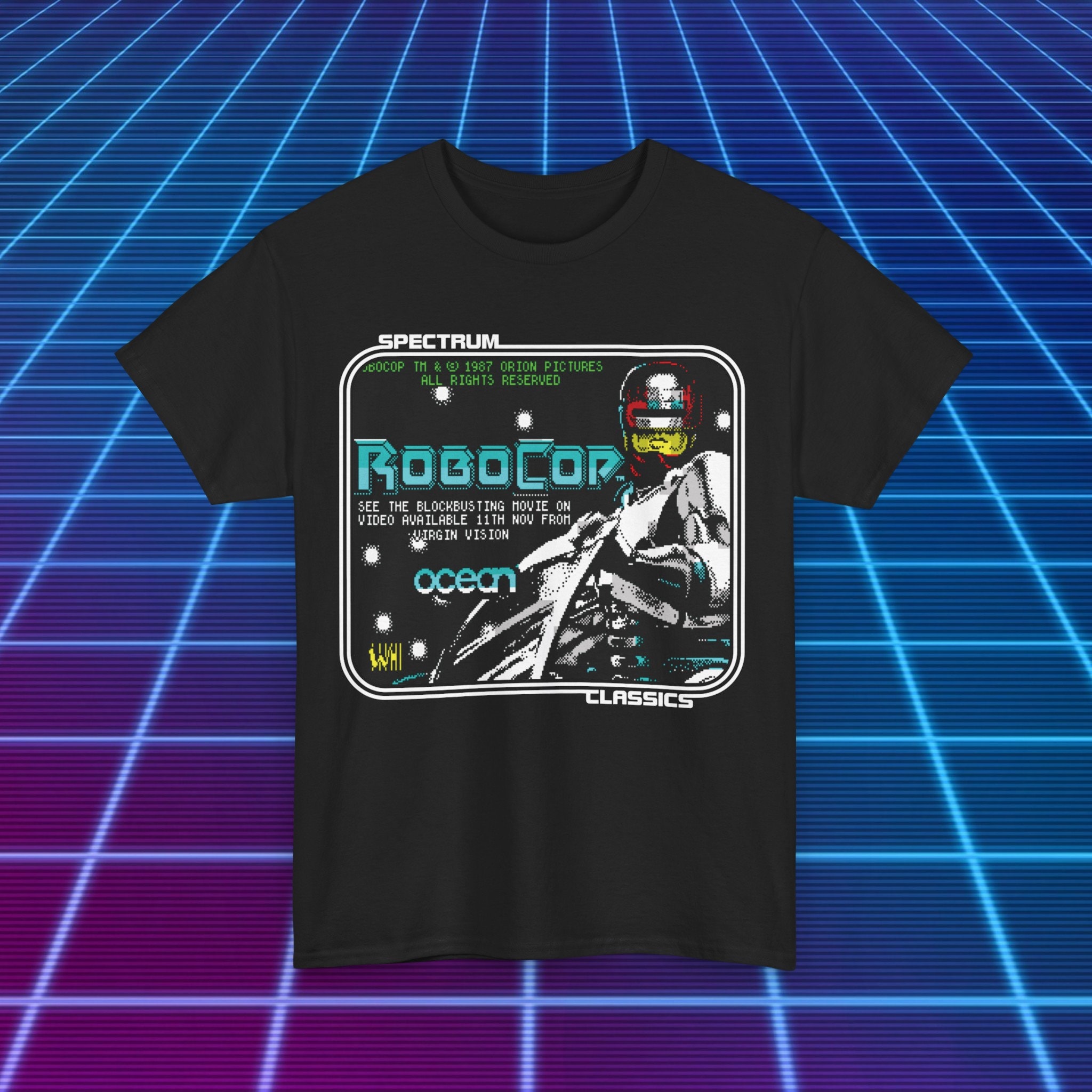 GAME SHIRT【M】 Classic Video Game ZX Spectrum Computer T-shirt - Etsy