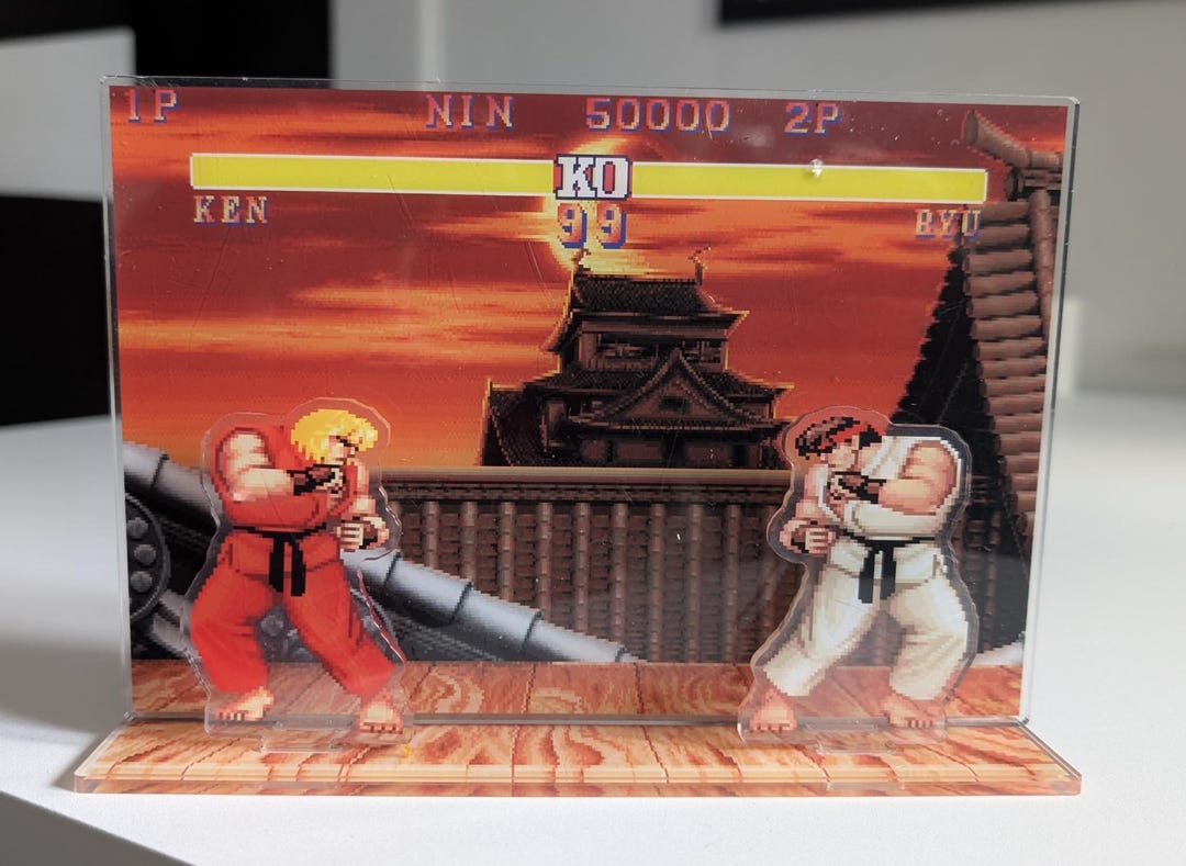 Standee Retro Retro Gaming Acrylic Standee - Etsy