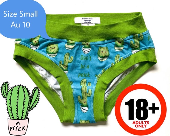 Adults Only. Cactus, dont Be a Prick Womens Underwear, Panties