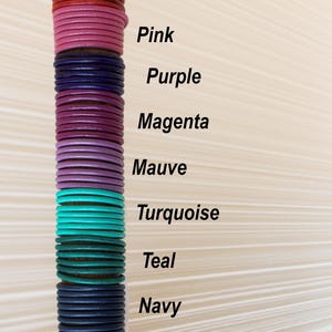 Mood Bead Leather Choker: Color-Changing Custom Retro Necklace image 8