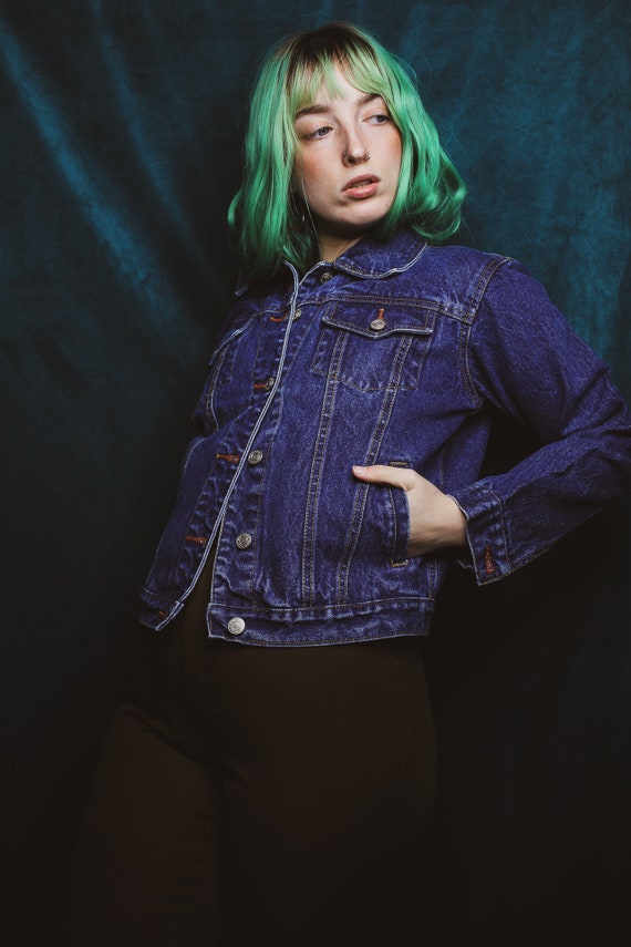 Vintage Cropped Denim Jacket
