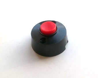 Vintage Soviet doorbell button (#7 red)