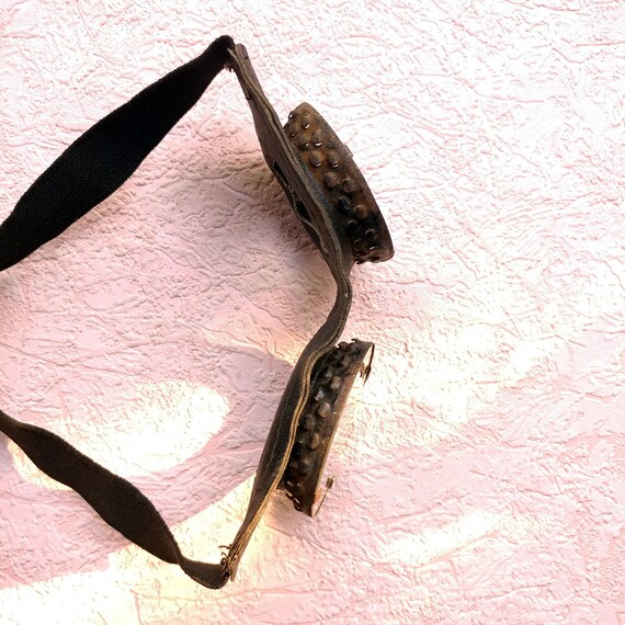 Antique industrial safety goggles (#1). Vintage r… - image 7