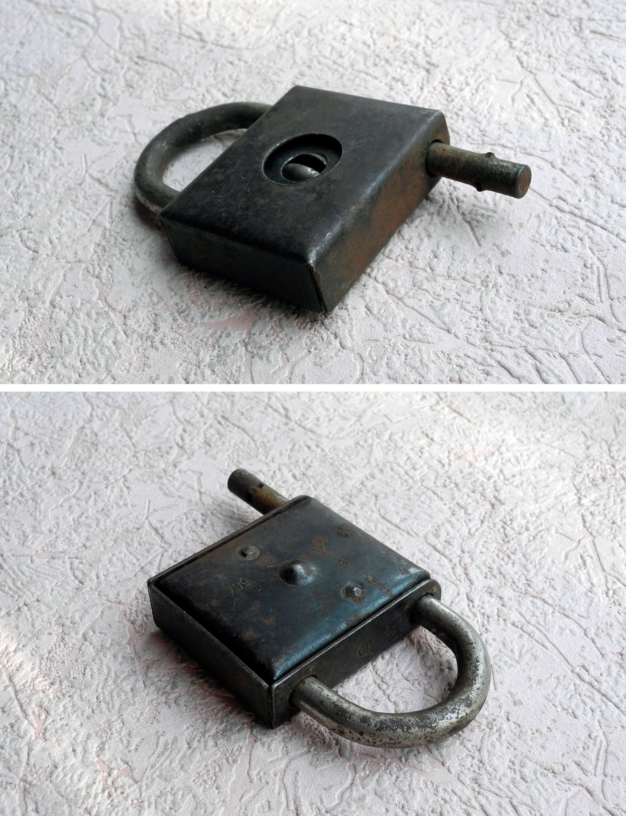 Soviet Vintage Padlock 123 Etsy UK