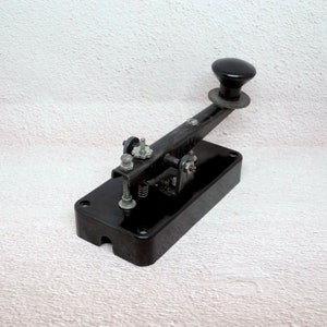 Telegraph key (#5). Vintage Soviet Morse key