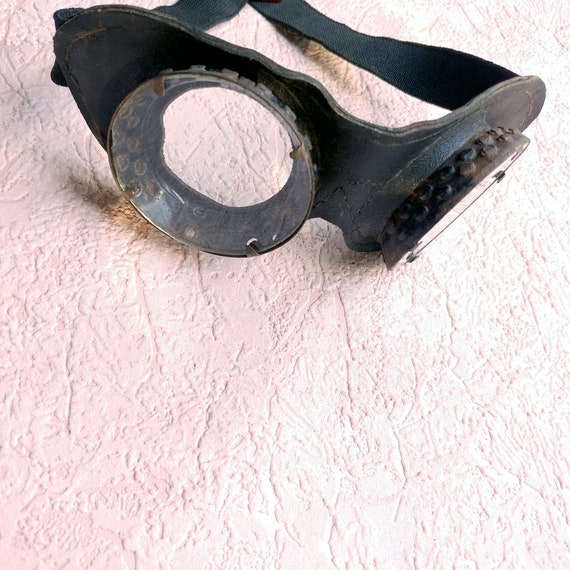 Antique industrial safety goggles (#1). Vintage r… - image 9