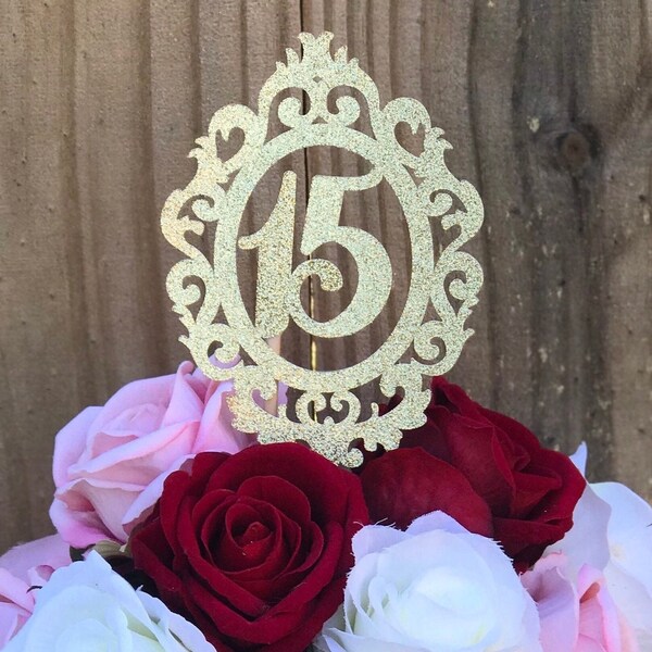 Princess Quinceñera Topper, Quinceañera centerpiece, 15th Birthday, Quinceañera floral topper , Mis Quince, Cinderella Centerpiece,