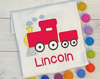 Train shirt | Birthday shirt | Train birthday shirt | Onesie
