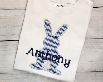 Easter Bunny Seersucker Shirt | Onesie | Variety of Styles