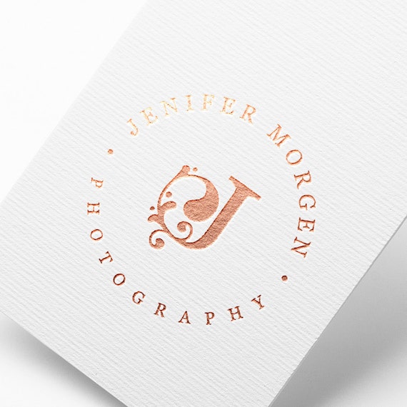 OOAK Logo, Unique Photography Logo, Rose logo Design, Elegant Logo, Initial Logo, Flower Logo, Simple Logo, Rose Gold Logo, Branding Kit