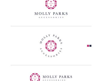 Premade Jewelry Logo Design, Business Brand Kit