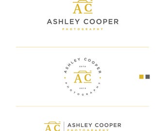 Photography Logo Kit, Logo Branding Kit, Photo Camera Logo, Photo Watermark, Blog Branding Kit, Branding Stamp, Blog Kit, Logo Watermark