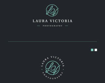 Custom Logo for Photographer, Initials, Branding Set, Elegant Logo, Events Planner Logo, Cosmetics Logo, Branding Package, Calligraphy Font