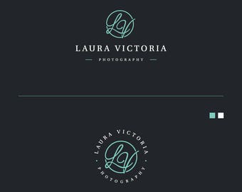 Custom Calligraphy Logo Design, Photography Branding Kit