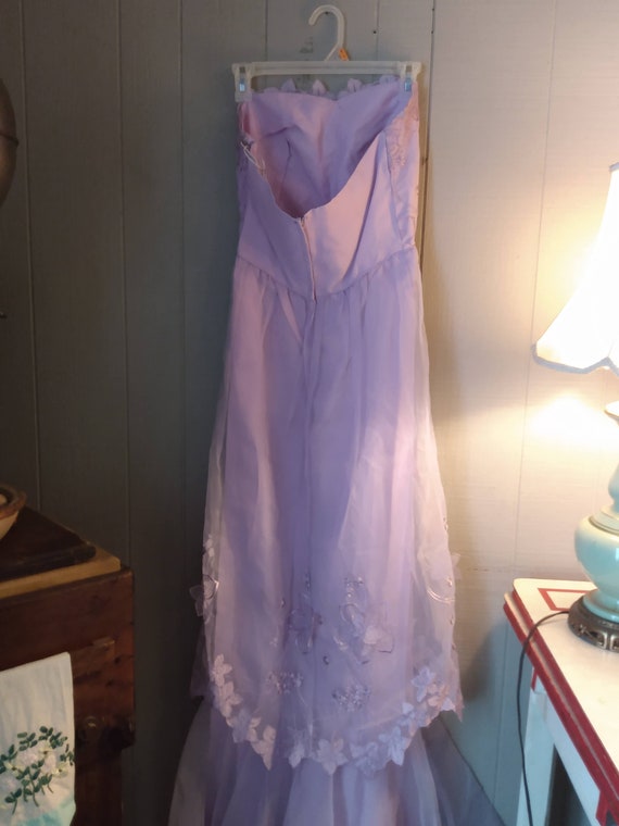 Vintage Eve Of Milady Lavender Formal Evening For… - image 5