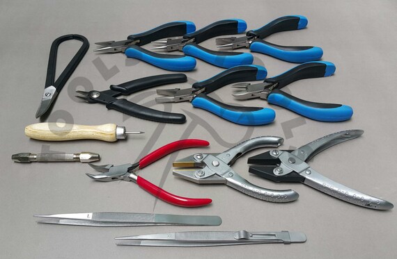 4 Pc. Beginner Plier Set: BASIC TOOLS FOR JEWELRY-MAKING!