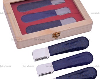 Stripping Terriers Carding Knife Cat Dog Pet Grooming Comb 3 Pcs Single/ Set Pvc