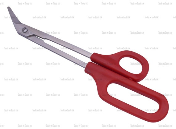 Red Handle Toe Nail Clippers Scissors Long Reach Manicure 