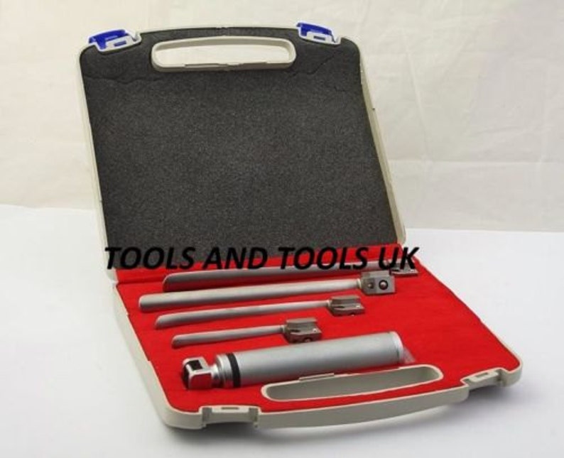 Macintosh Laryngoscope Set 4 Miller Blades Examination Conventional CE MARK image 4