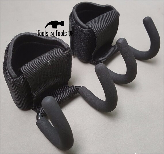 Grip Hooks Power Weight Lifting Training Gym Straps Hook Bar Wrist Support  