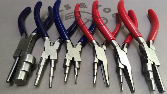 Wrap n Tap 3 stepped forming pliers Multi size bail making 4 x 6 x 8 mm Prestige