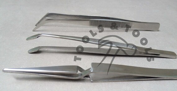 3 Stuck Pinzette Set Bastler Jewelers Uhr Entscheidungstrager Etsy