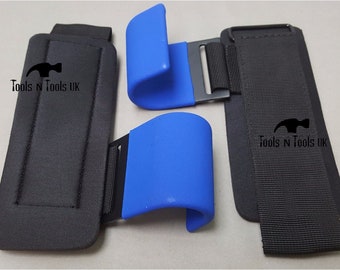 Blue Colour Power Weight Lifting Training Gym Straps Hook Bar Wrist Support