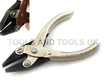 5.9 Flat Nose Pliers With Extra Nylon Jaws Jewelry Making Non