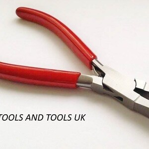 heave duty duck billed pliers metal smith jewelry making wide jaw holding tool image 2