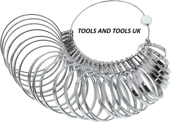 High Quality Heavy Duty Bracelet Bangle Sizer Chrome Plated 27 Piece Jewellery