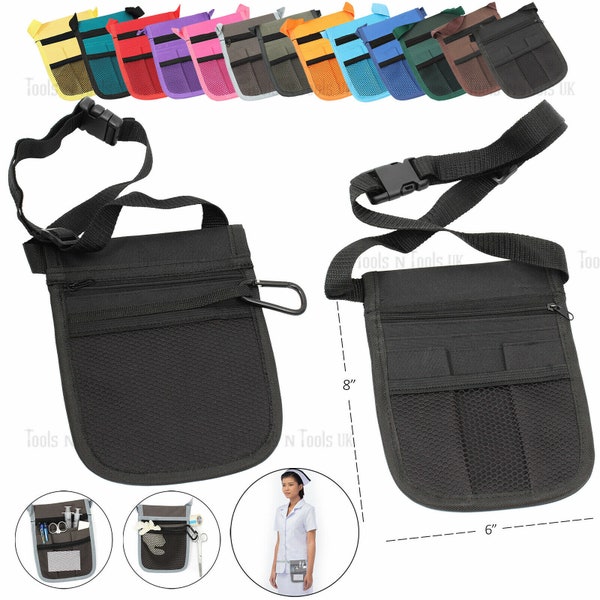 Nurses Pouch Waist Bag Extra Pocket Kind Care Quick Pick Bag Organizer 13 Colors