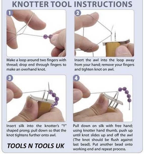 Knotting Tool Consistence Knots, Beads, Jewelry Making With